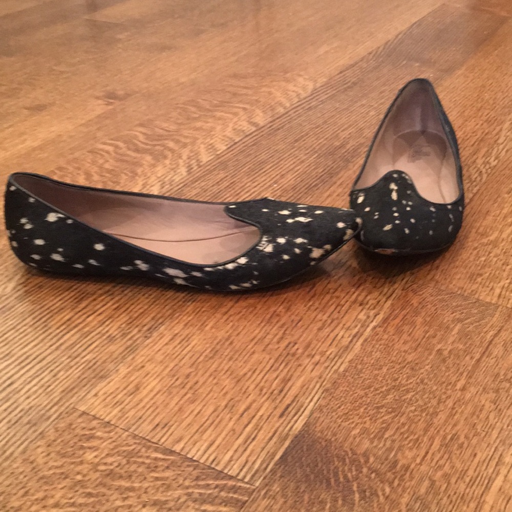 Belle by Sigerson Morrison Black and Tan Flats